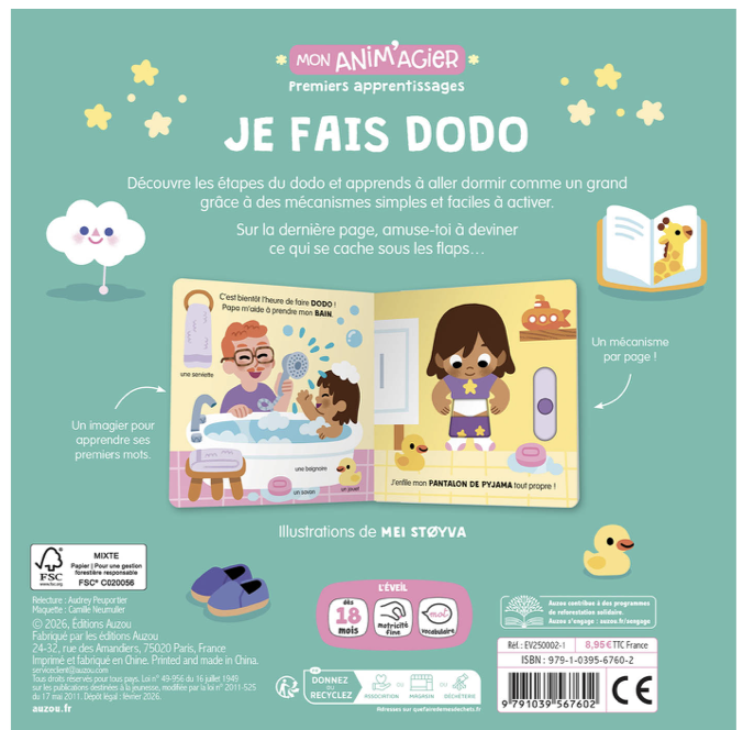 Mon Anim'agier - Je fais dodo