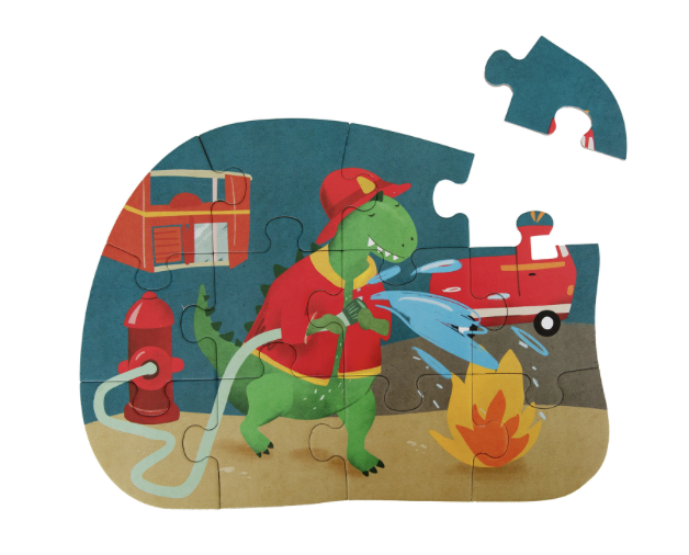 Puzzle forme - Pompier - Mr Dino