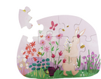 Puzzle forme - Fleurs - Mme Rabbits