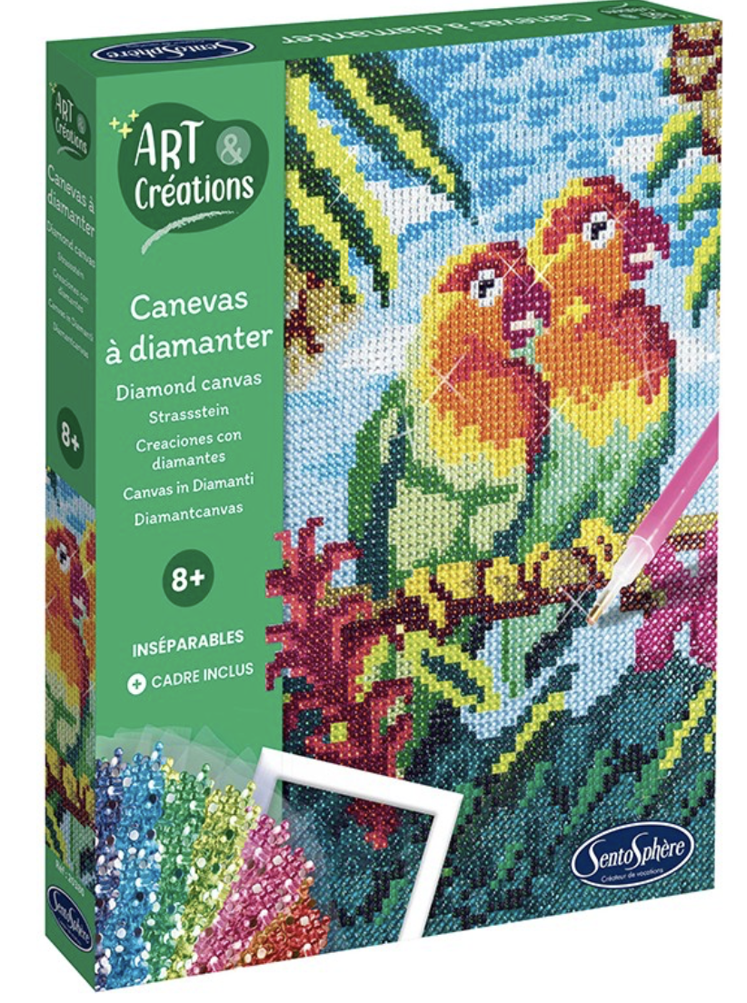 Canevas à diamanter - Inseparables