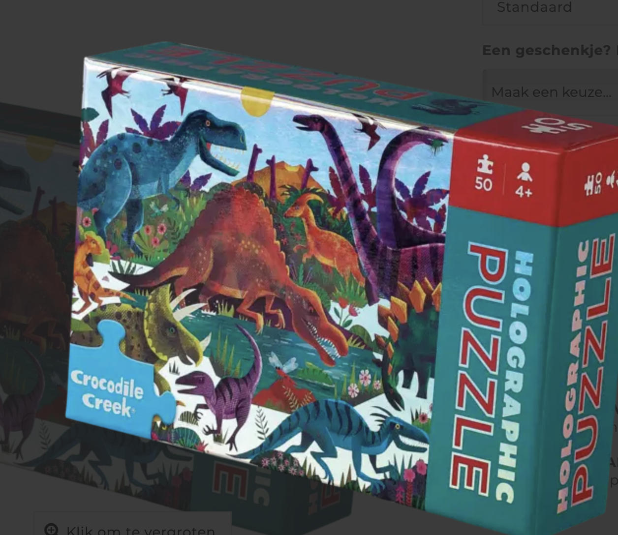 Puzzle holographique - Dinosaures