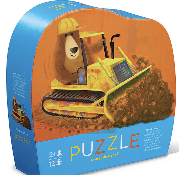 Puzzle - Go l'ours 12 pièces