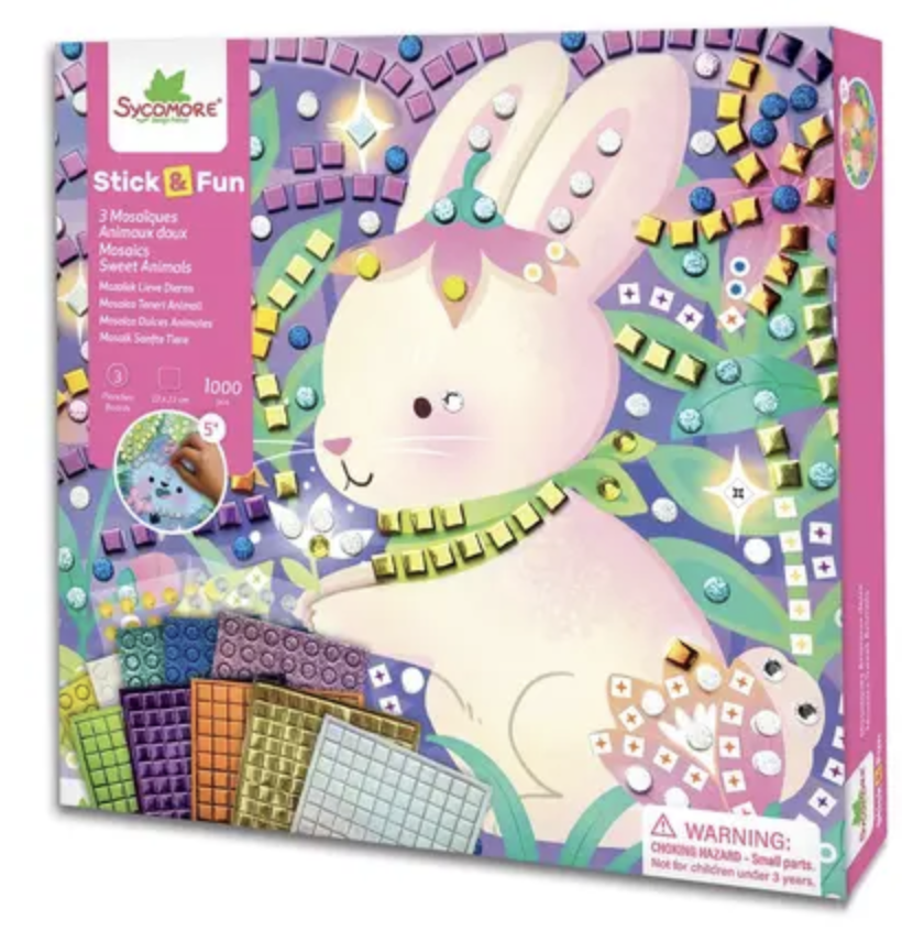 Stick'N Fun - S - Mosaiques - Les animaux doux