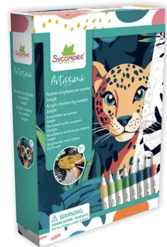 Artissimo - Feutres acryliques au numéro - Jungle
