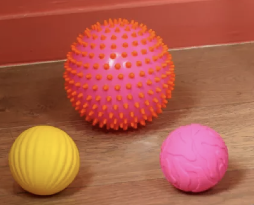 Balles sensorielles - Roses