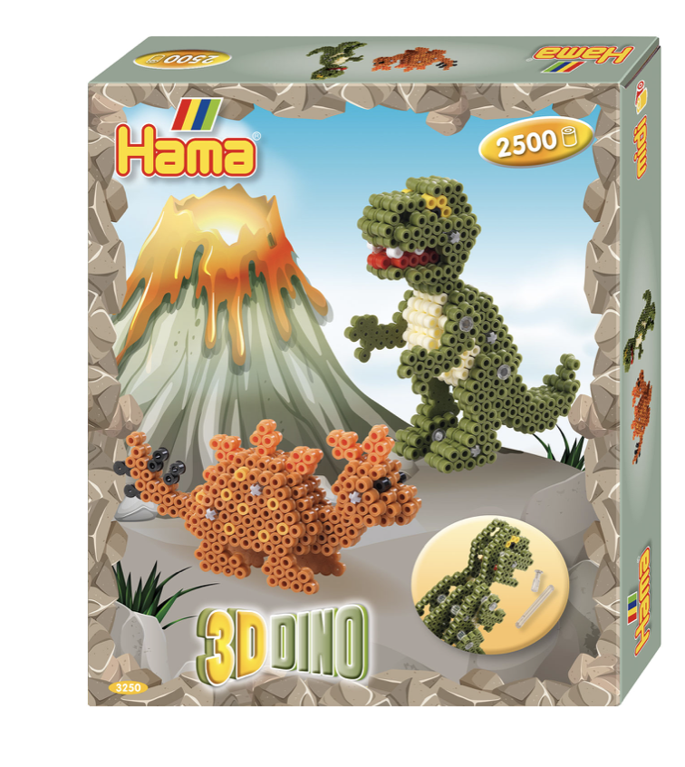 Mini boîte Dino 3D