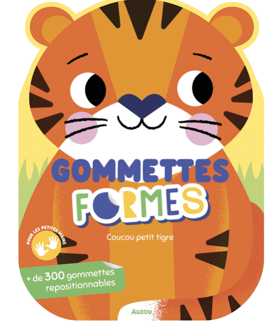 Coucou petit tigre - Gommettes formes