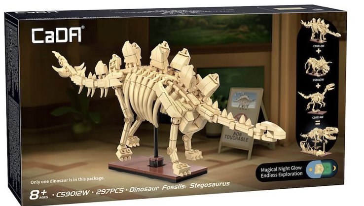 Cada - Squelette de Stegosaurus