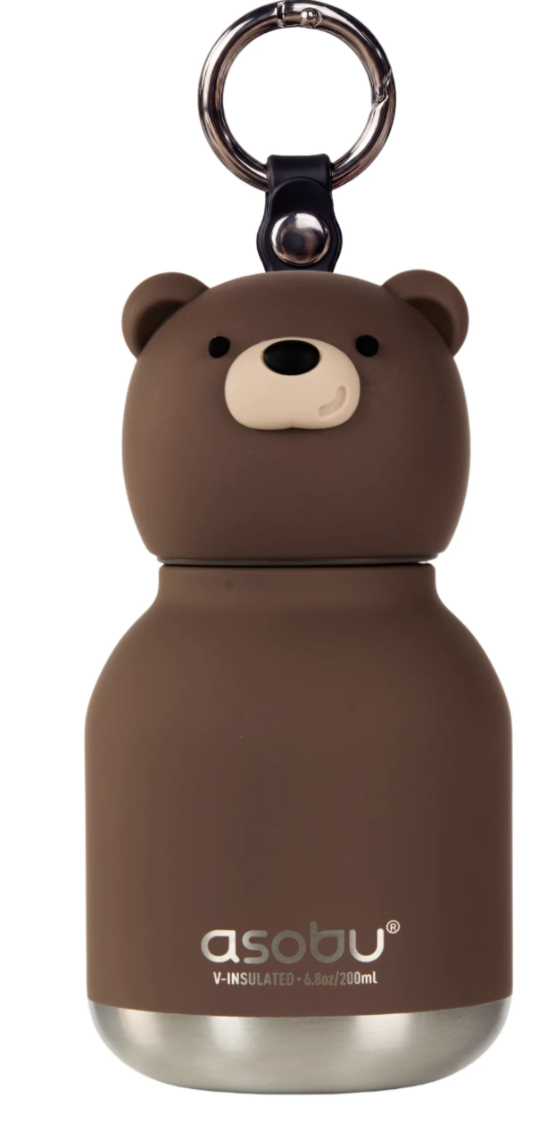 Mini gourde isotherme - Ours brun