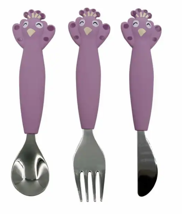 Couverts en silicone - Mrs Peacock