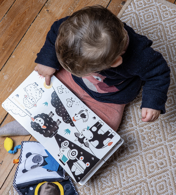 Mon premier livre sonore - En noir et blanc