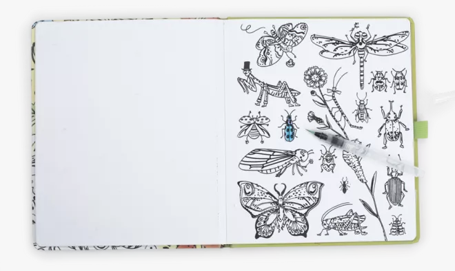 Cahier coloriage aquarelle magique - Moulin Roty