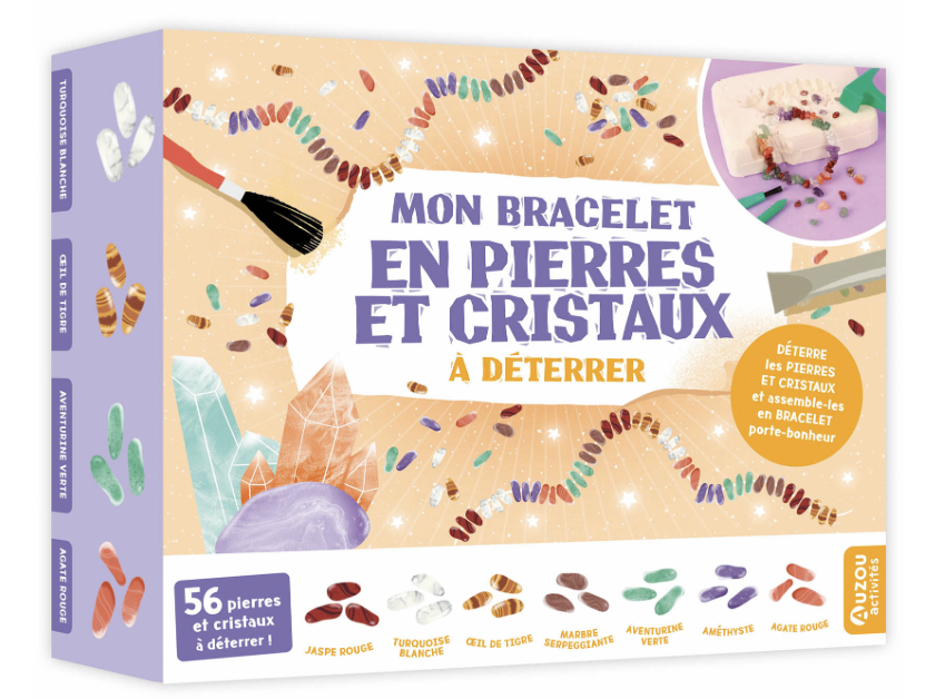 Mon bracelet en pierre et cristaux à déterrer