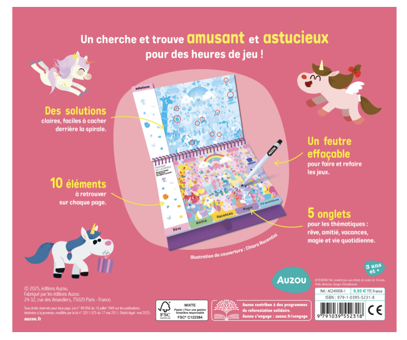 Cherche et trouve - Licornes
