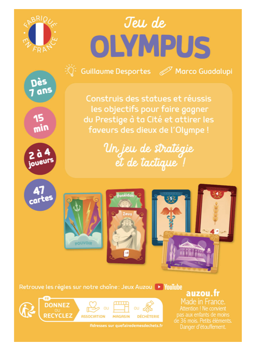 Jeu de cartes - Olympus