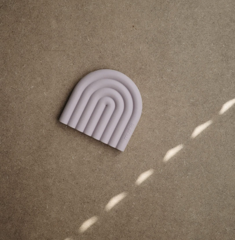 Anneau de dentition- Arc-en-ciel Mauve