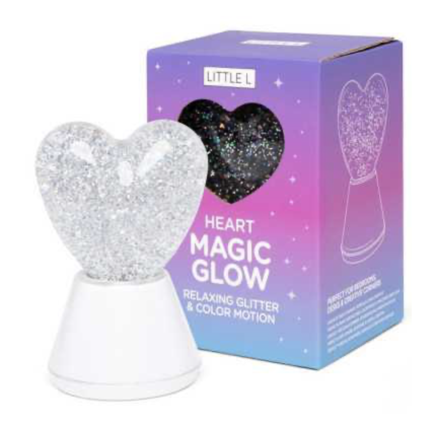 Little L - Lampe à Paillette COEUR