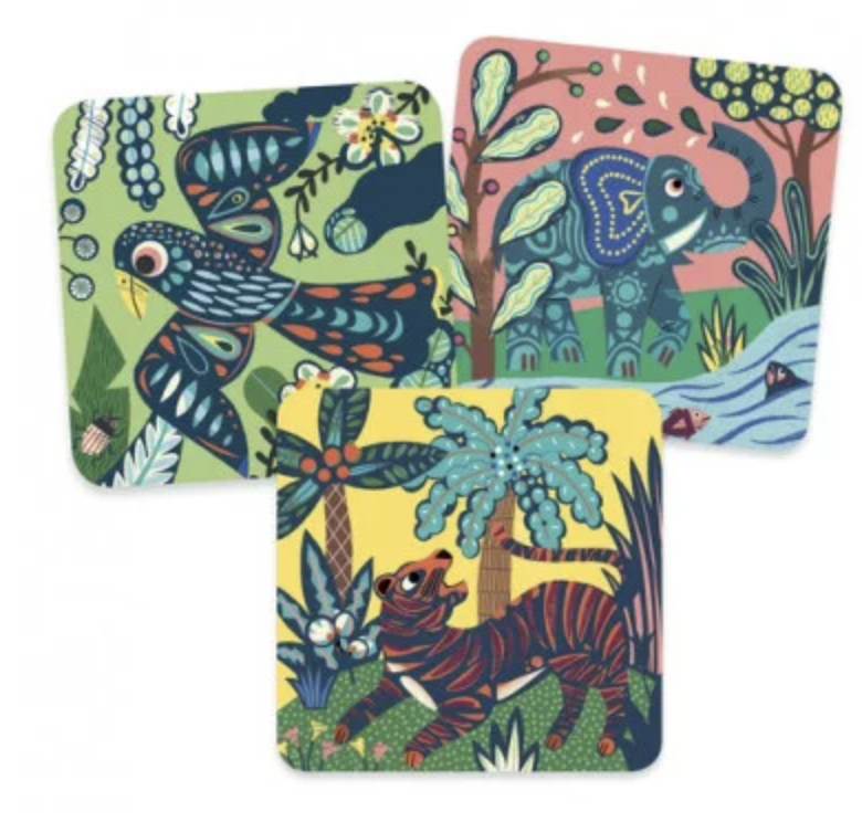 Cartes à gratter - Grosses bêtes