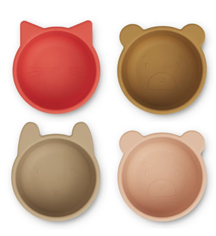 Malene Silicone Bowl - Apple red