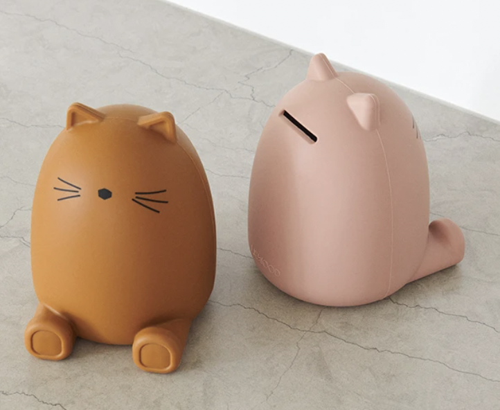 Tirelire Chat- Moutarde