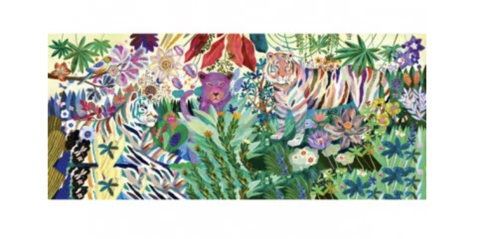 Puzzle - Rainbow tigers
