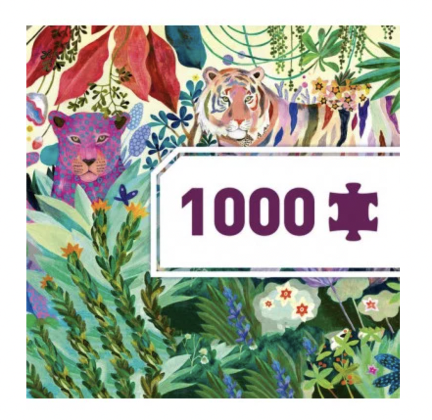 Puzzle - Rainbow tigers