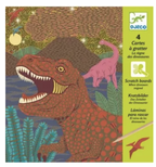 Cartes à gratter - Le règne des dinosaures