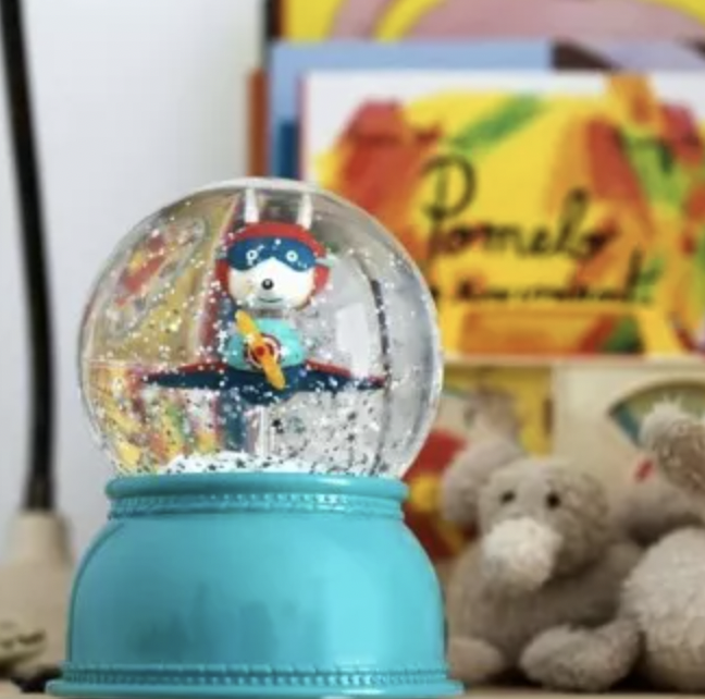 Grosse boule à neige - Avion