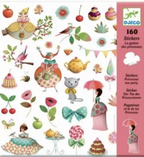 Stickers Autocollants - princess Tea party