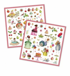 Stickers Autocollants - princess Tea party