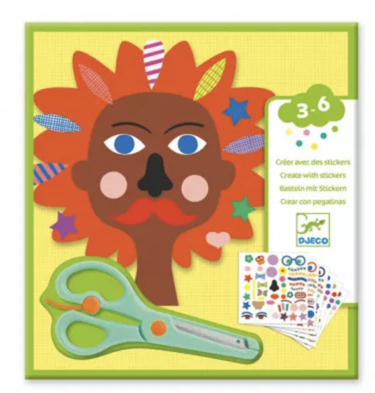 Créer avec des stickers - Coiffeur