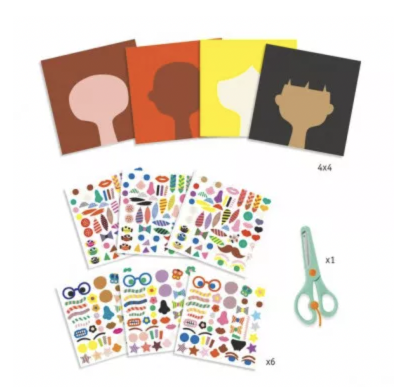 Créer avec des stickers - Coiffeur