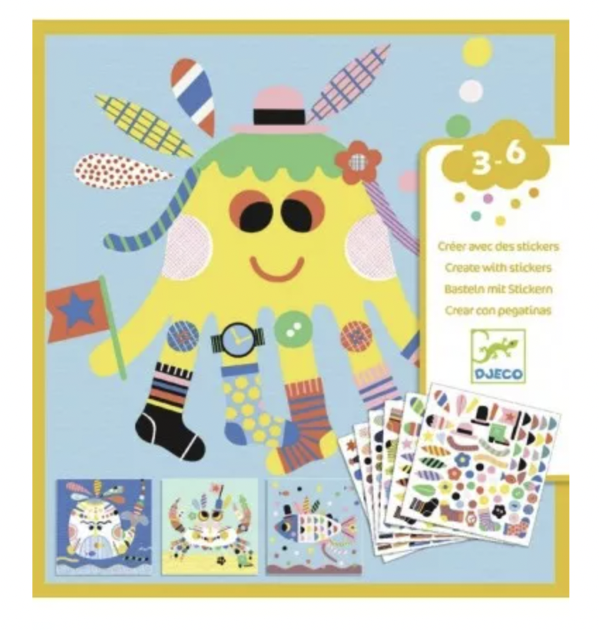 Créer avec des stickers - Marins