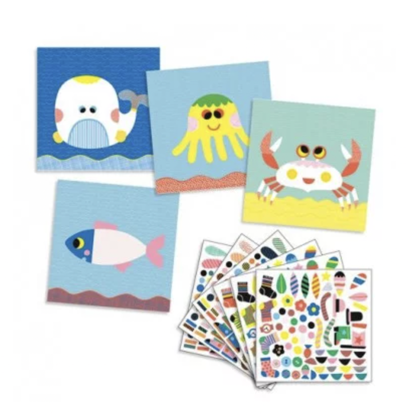 Créer avec des stickers - Marins