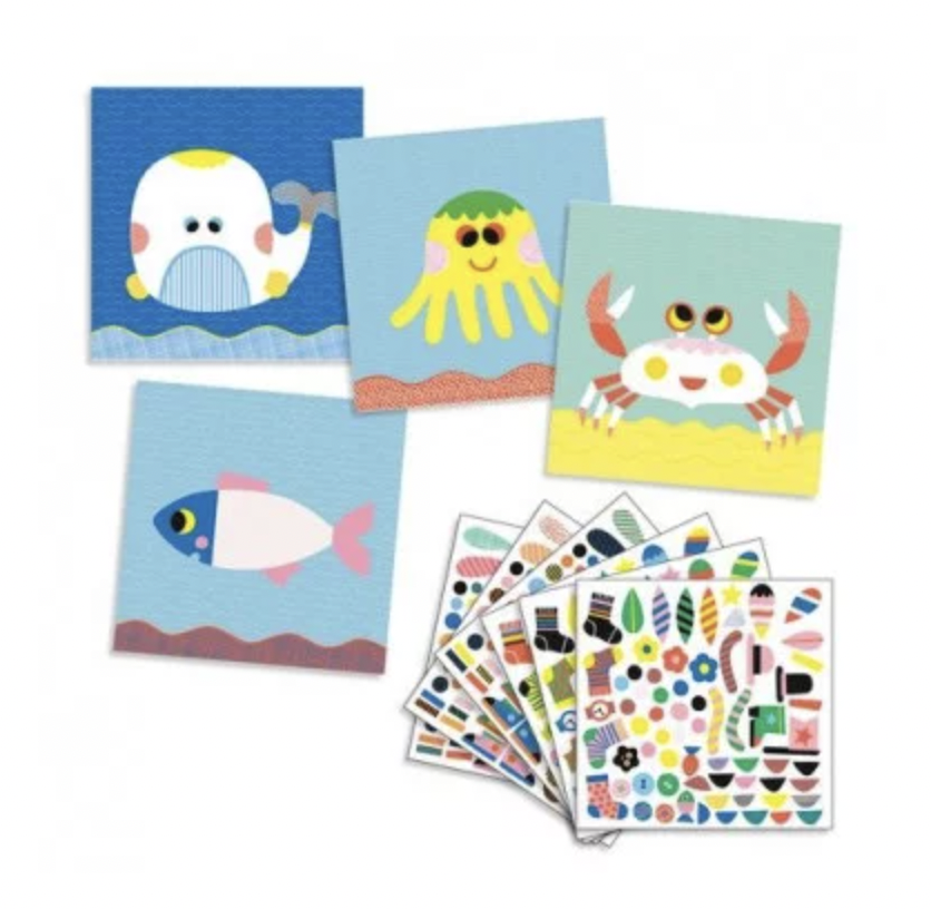 Créer avec des stickers - Marins