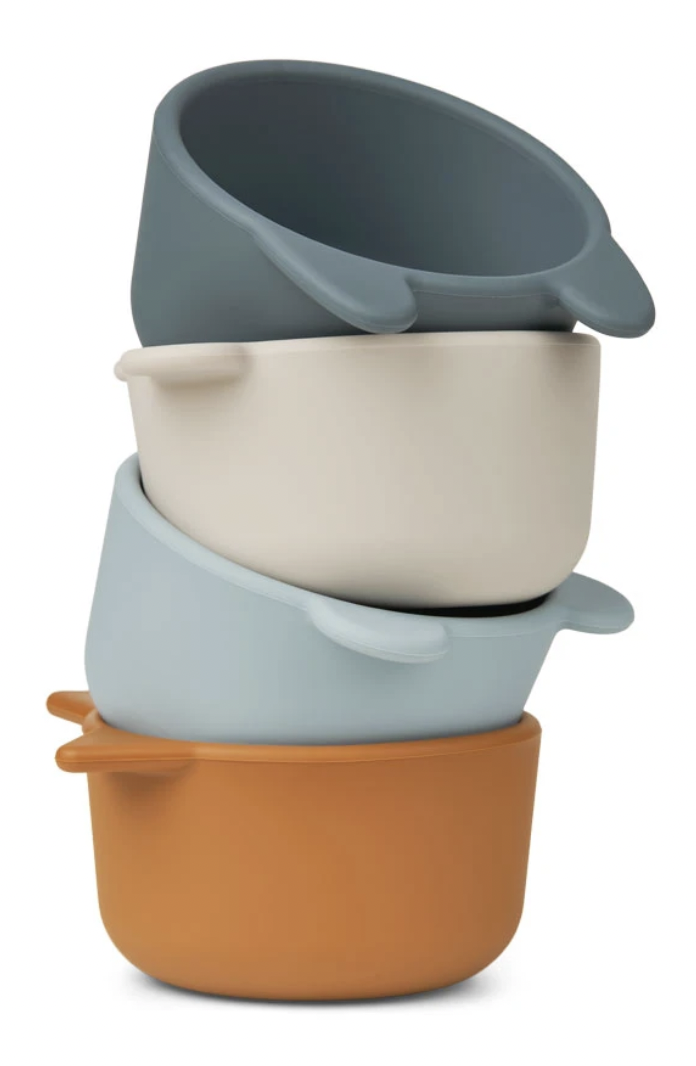 Malene silicone Bowls - Whale Blue
