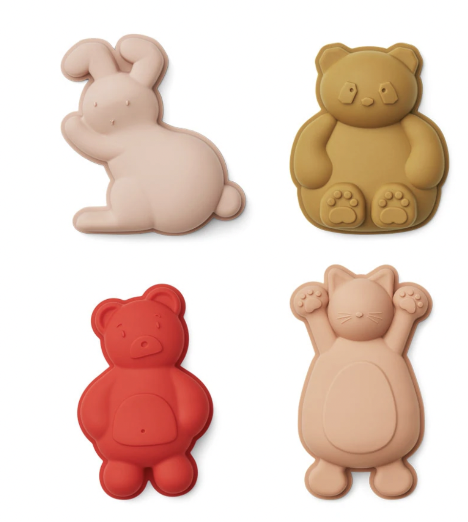 Lot de 4 moules à sable - Classic