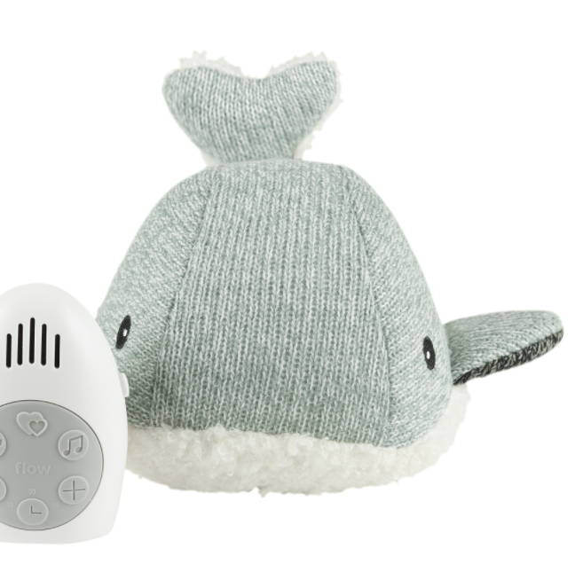 Peluche Moby la baleine - Bruits blancs verte