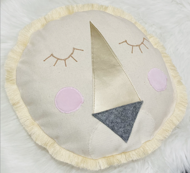 Coussin Lion- Beige