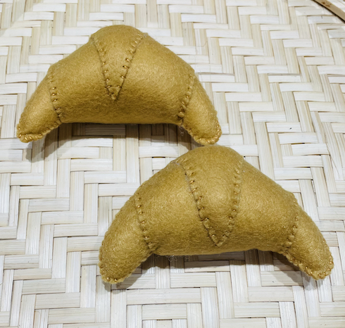 Croissant - en Feutrine