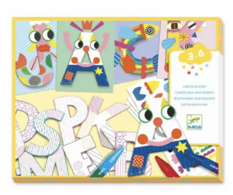 Créer avec des formes - lettres