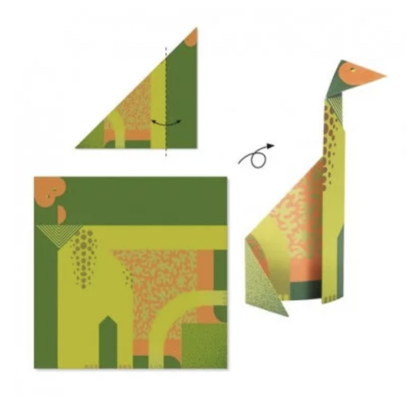 Origami - Dinosaures