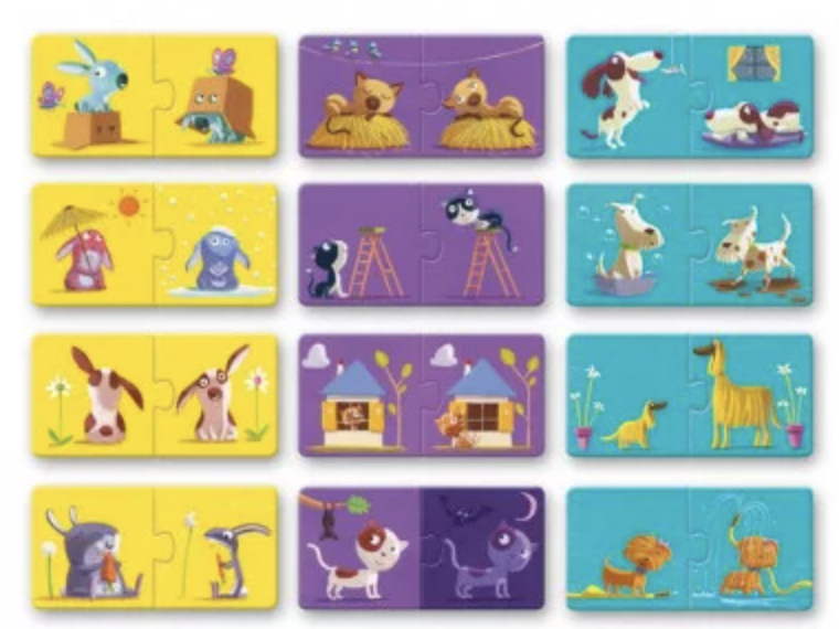 Puzzle duo - Contraires
