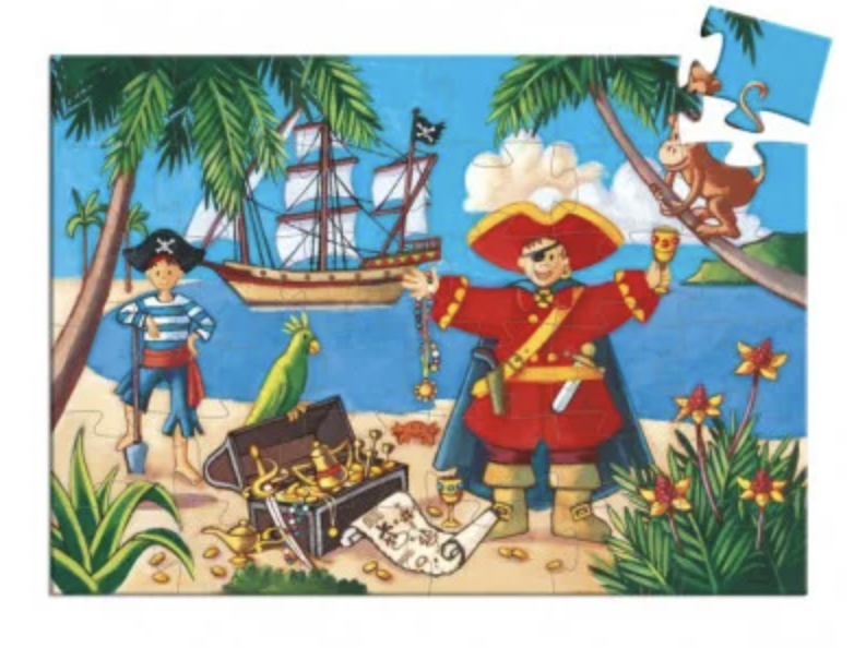Puzzle - Le pirate et son trésor