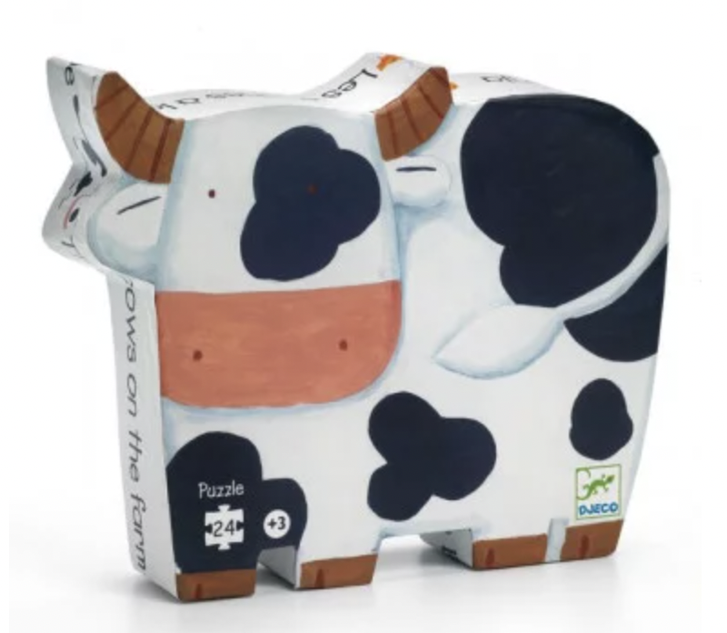 Puzzle - Les vaches à la ferme
