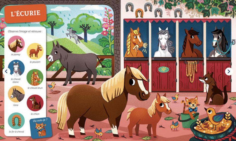 Cherche et trouve des tout-petits - A la ferme