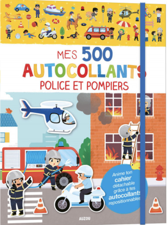 Mes 500 autocollants Police et Pompiers