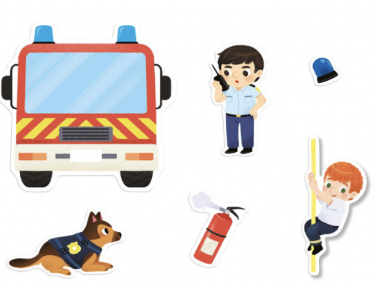 Mes 500 autocollants Police et Pompiers
