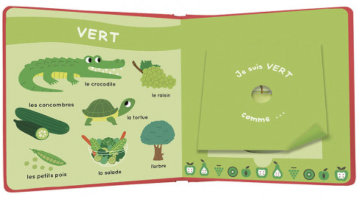 Mon livre des odeurs et des couleurs - Les fruits