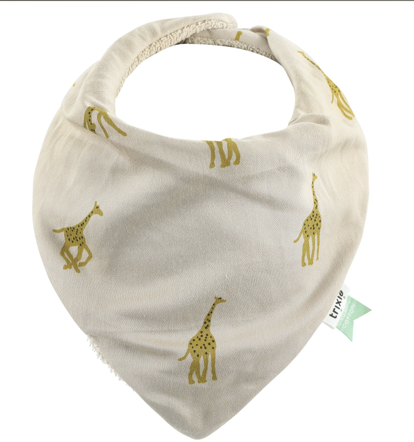 Bavoir bandana - Groovy giraffe